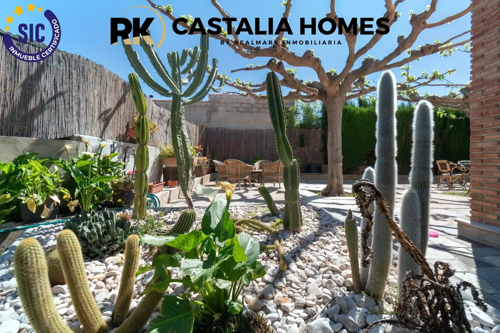 Vista exterior de Casa o xalet en venda en Borriol amb Calefacció, Jardí privat i Piscina