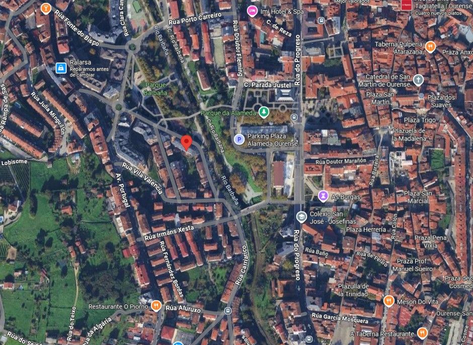 Vista exterior de Pis en venda en Ourense Capital 