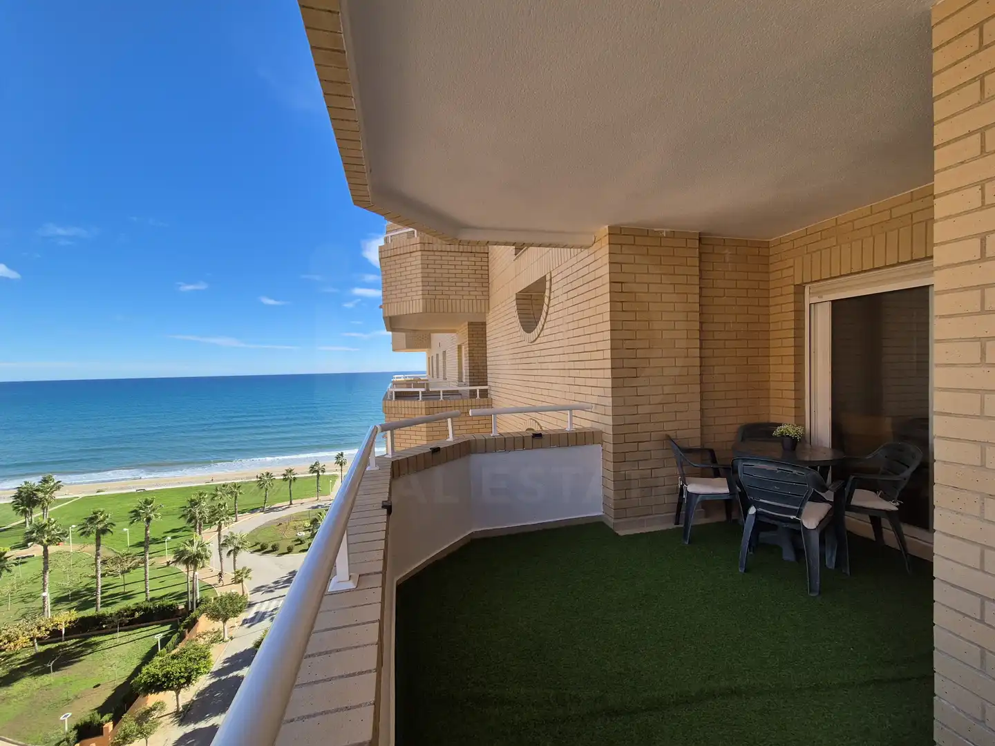 Terrace of Flat for sale in Oropesa del Mar / Orpesa  with Air Conditioner, Terrace and Swimming Pool