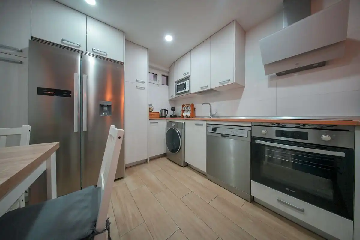 Cocina de Planta baja en venta en Móstoles con Calefacción, Jardín privado y Terraza