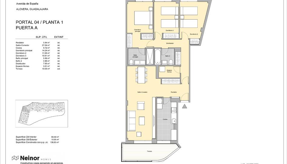 Foto 1 de Pis en venda a   Calle Nelson Mandela, Alovera, Guadalajara