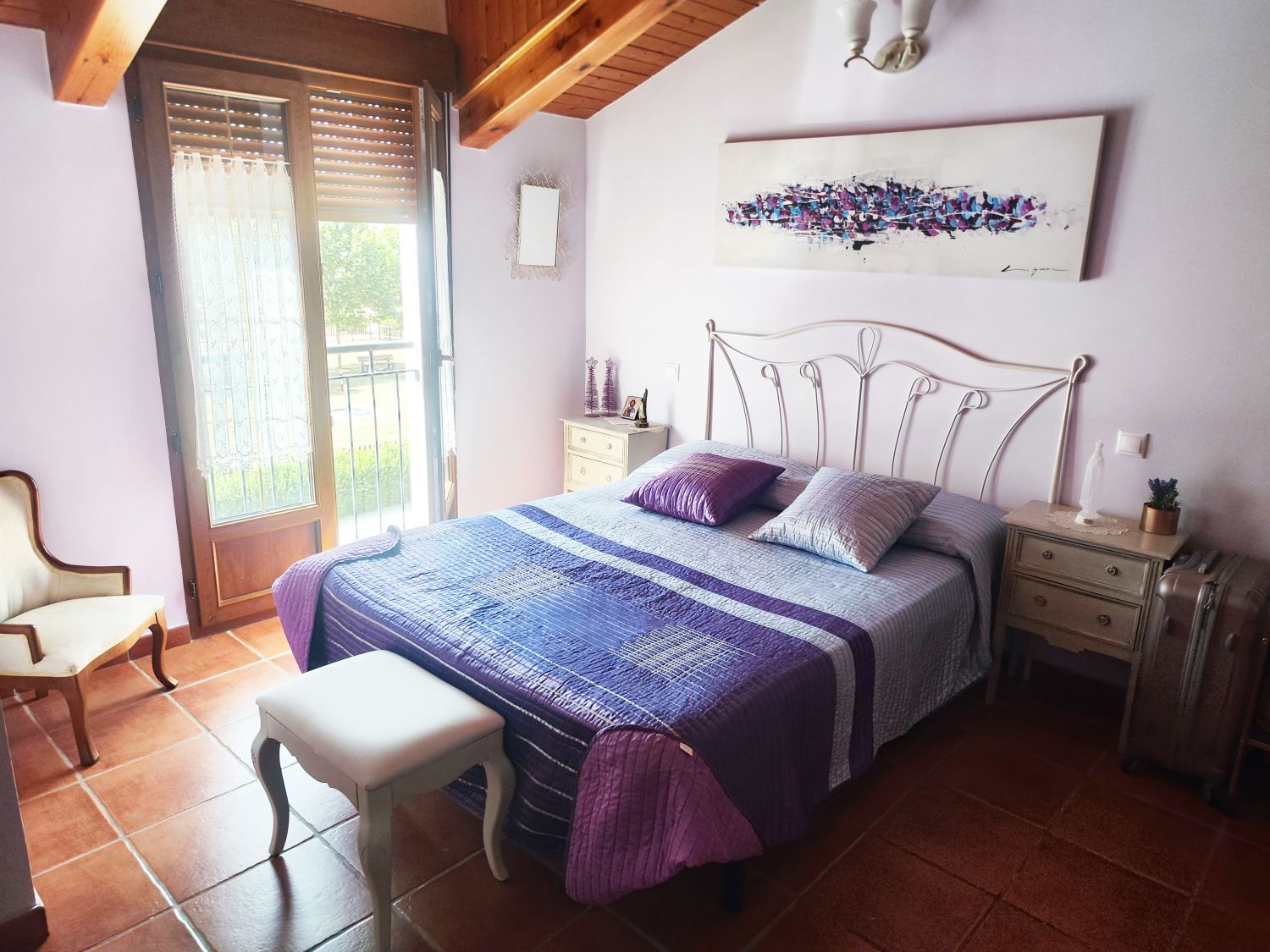 Dormitori de Casa o xalet en venda en Villamuriel de Cerrato amb Calefacció i Traster