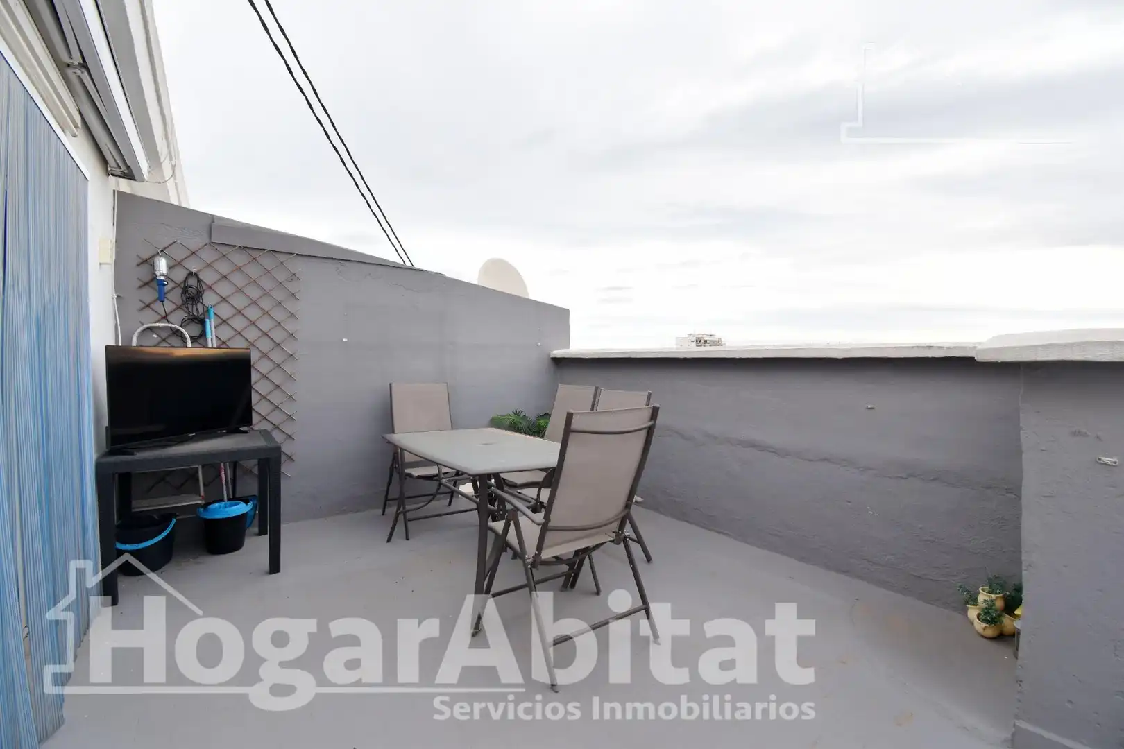 Terrasse von Dachboden zum Verkauf in Cullera mit Klimaanlage, Terrasse und Abstellraum