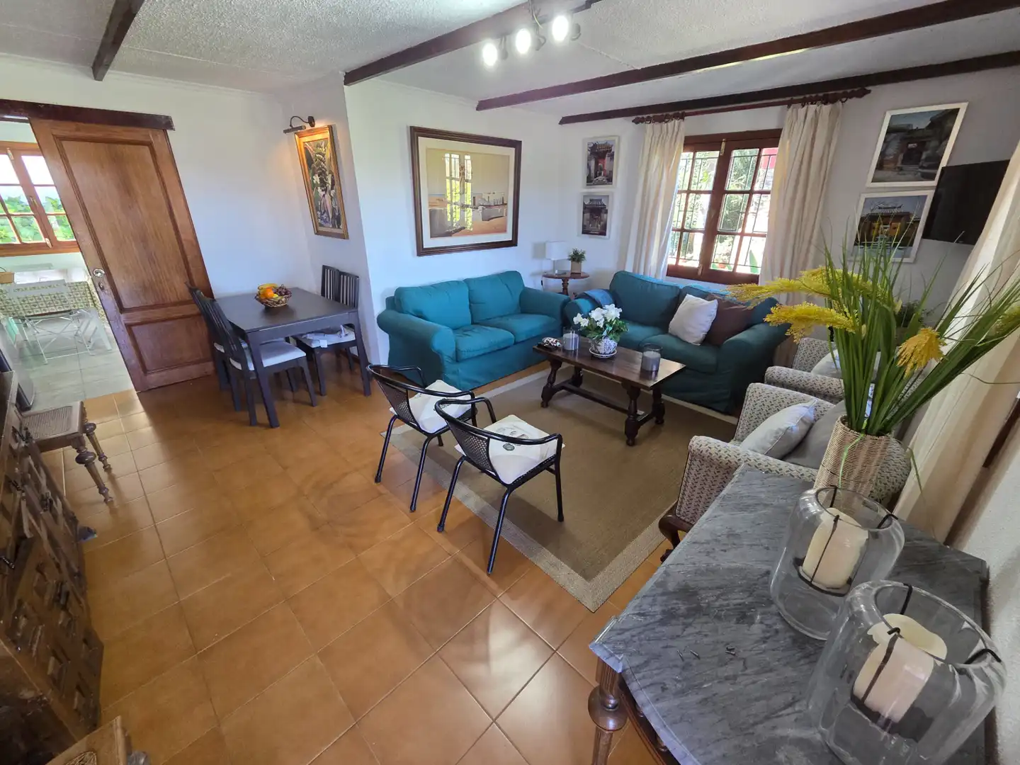 Sala de estar de Casa o chalet de alquiler en Santa Brígida con Calefacción, Jardín privado y Terraza