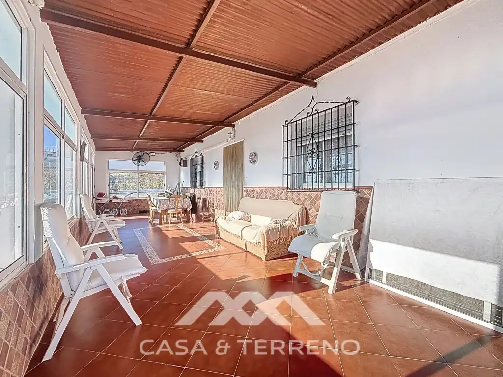 Terraza de Casa o chalet en venta en Macharaviaya con Aire acondicionado, Jardín privado y Terraza