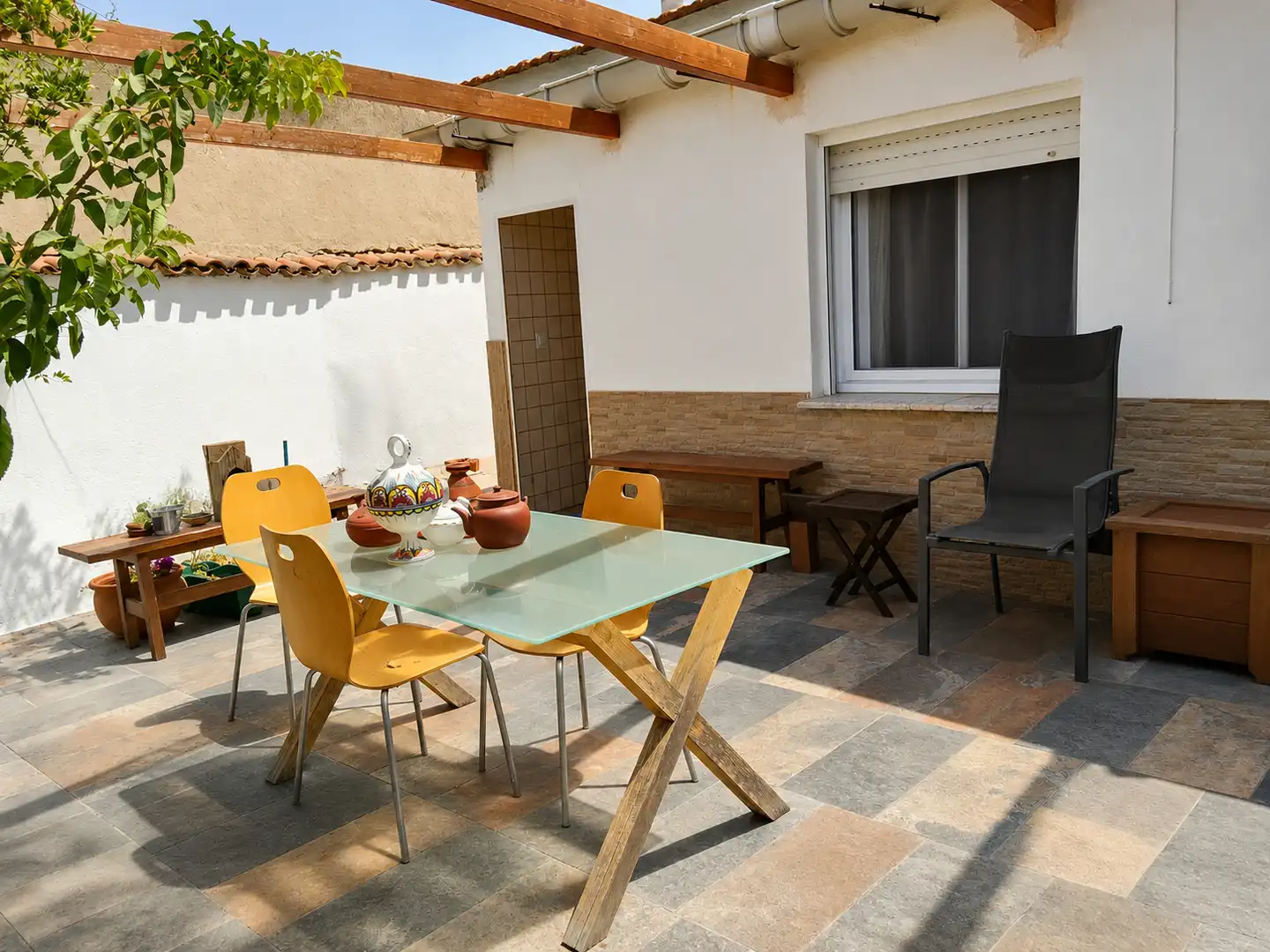 Terrace of Detached homes for sale in Villaminaya  with Heating and Private garden