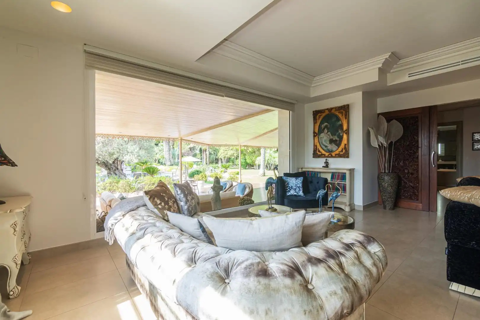 Sala de estar de Casa o chalet en venta en Elche / Elx con Aire acondicionado, Calefacción y Jardín privado