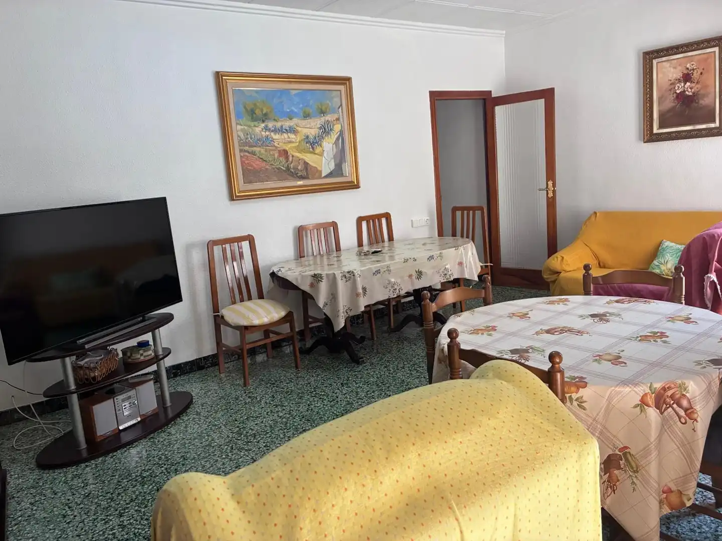 Living room of Flat for sale in Cullera  with Oven and Balcony