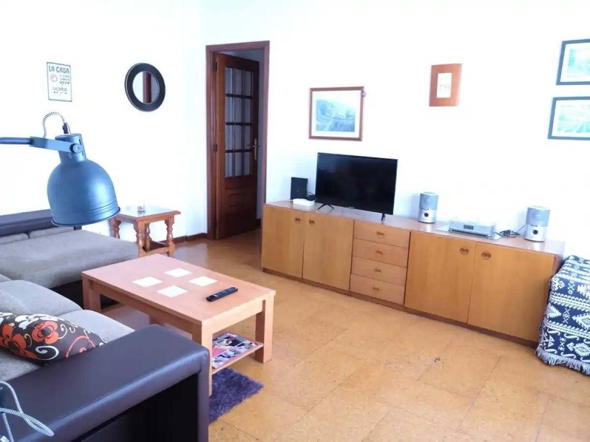 Sala d'estar de Pis de lloguer en Vigo  amb Calefacció i Moblat