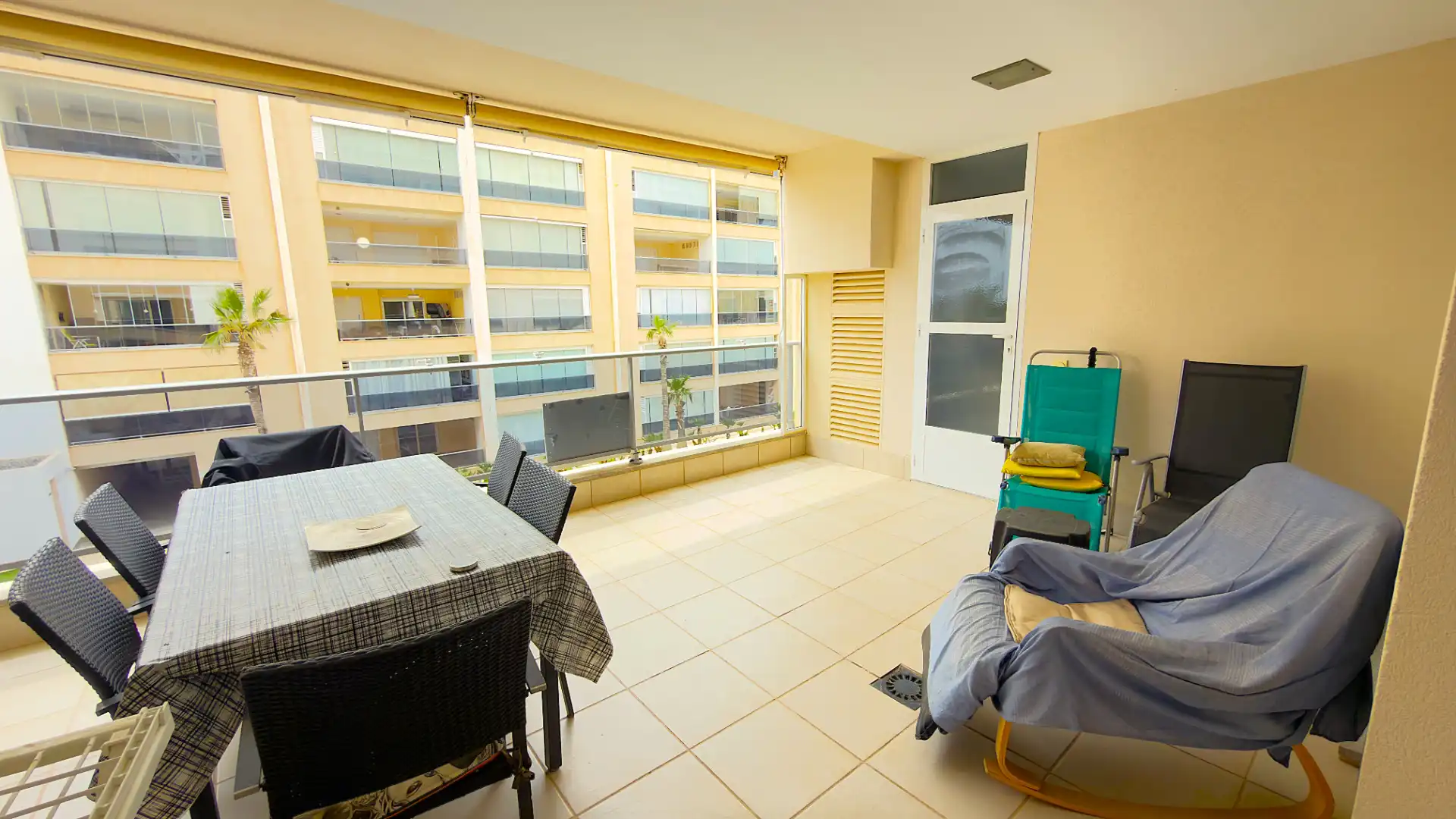 Terrace of Flat for sale in Roquetas de Mar  with Air Conditioner, Heating and Terrace