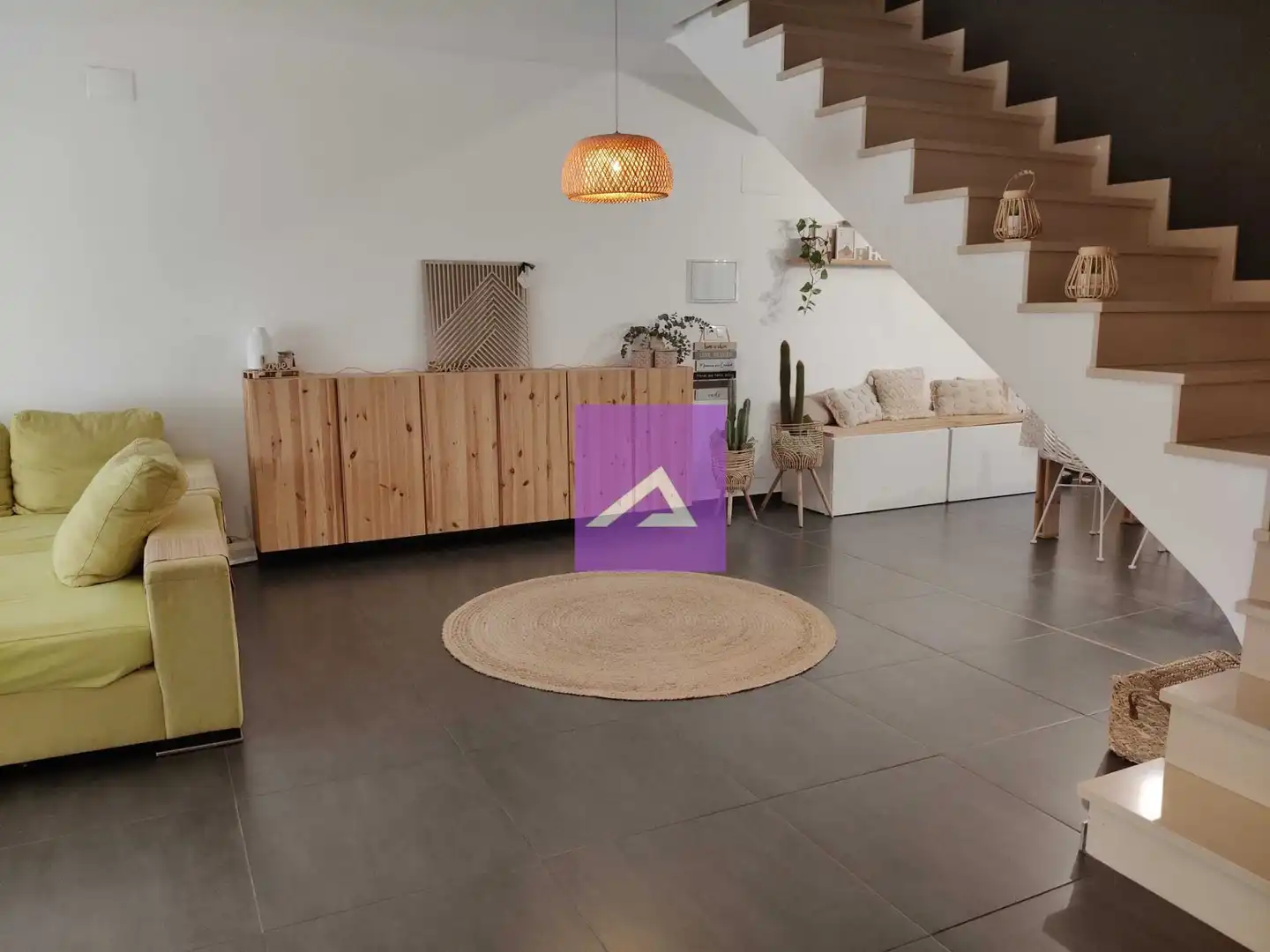 Living room of Detached homes for sale in Benimuslem  with Air Conditioner, Terrace and Balcony