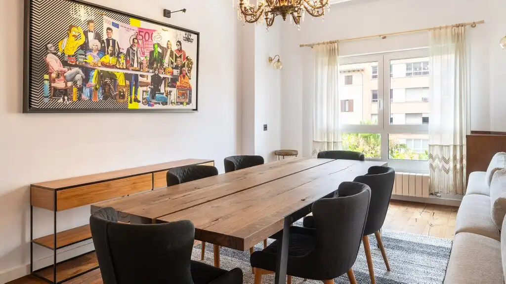 Comedor de Apartamento en venta en  Palma de Mallorca con Aire acondicionado, Calefacción y Amueblado