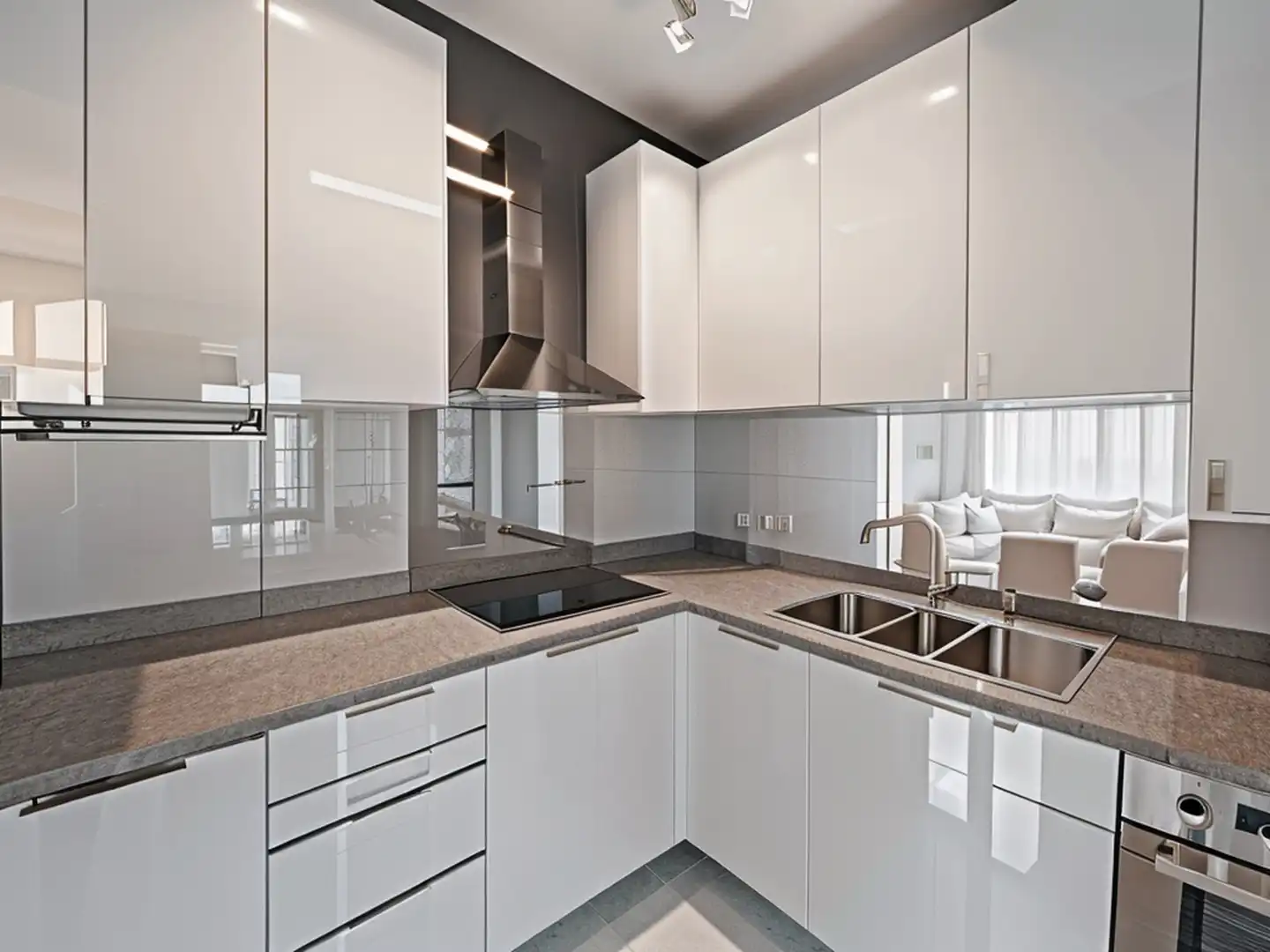 Cocina de Piso en venta en Santa Coloma de Gramenet con Parquet, Amueblado y Internet