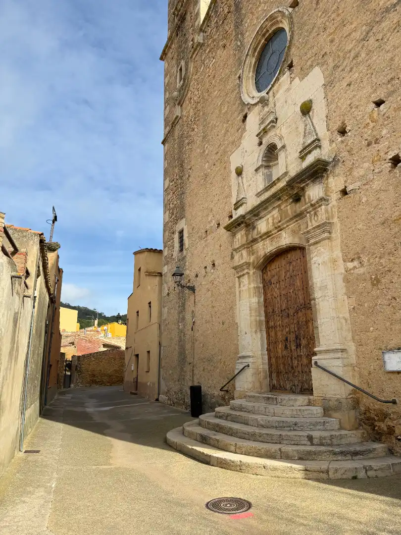 Vista exterior de Casa adosada en venta en Regencós con Terraza