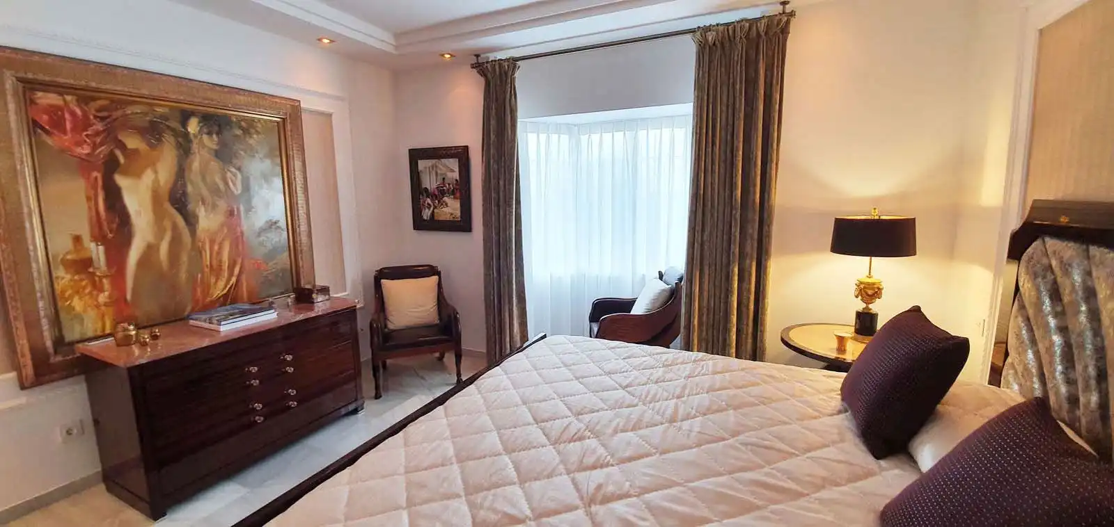 Schlafzimmer von Wohnungen zum Verkauf in Marbella mit Klimaanlage, Terrasse und Abstellraum