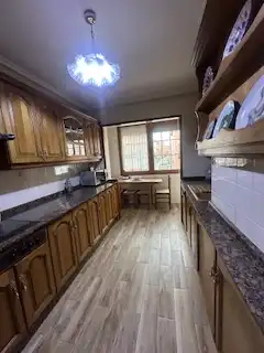 Cocina de Casa o chalet de alquiler en San Andrés del Rabanedo con Calefacción, Jardín privado y Parquet