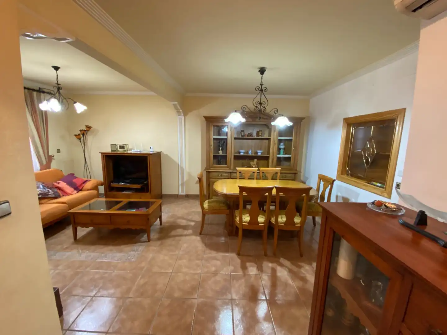 Esszimmer von Haus oder Chalet zum Verkauf in Sax mit Klimaanlage, Terrasse und Schwimmbad