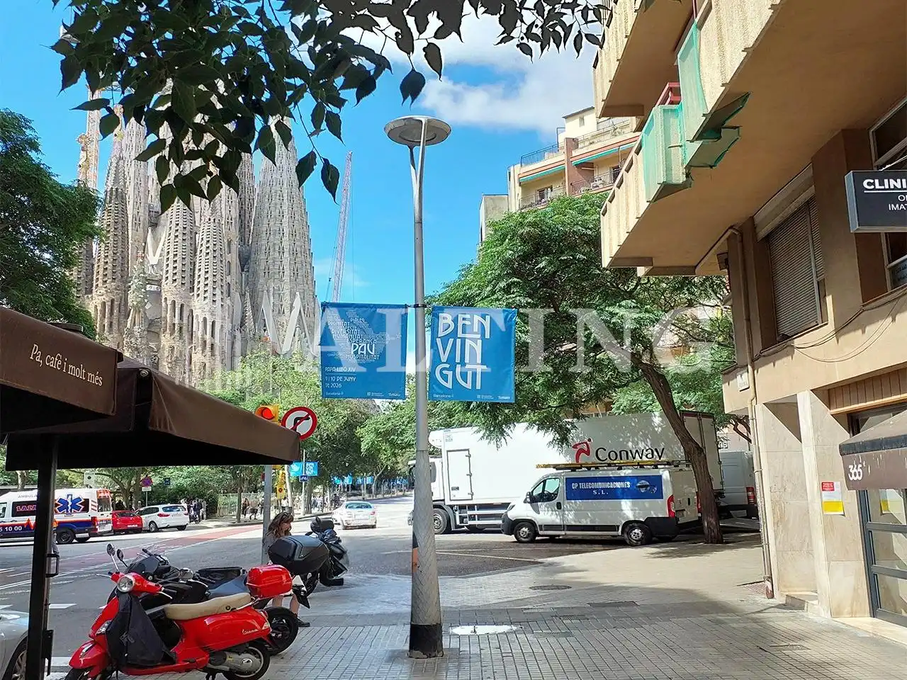 Vista exterior de Oficina de alquiler en Barcelona