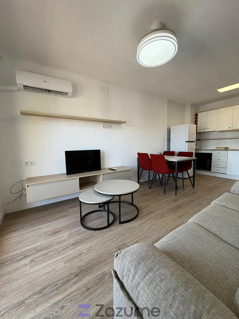 Living room of Flat for rent in Torrevieja  with Air Conditioner, Terrace and Swimming Pool