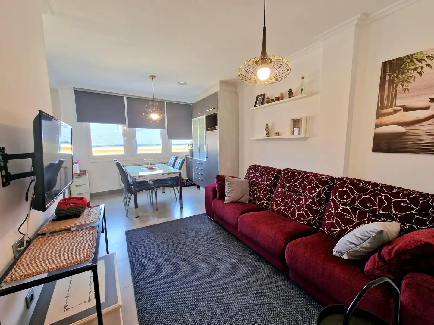 Sala de estar de Dúplex en venta en Foz con Calefacción y Amueblado