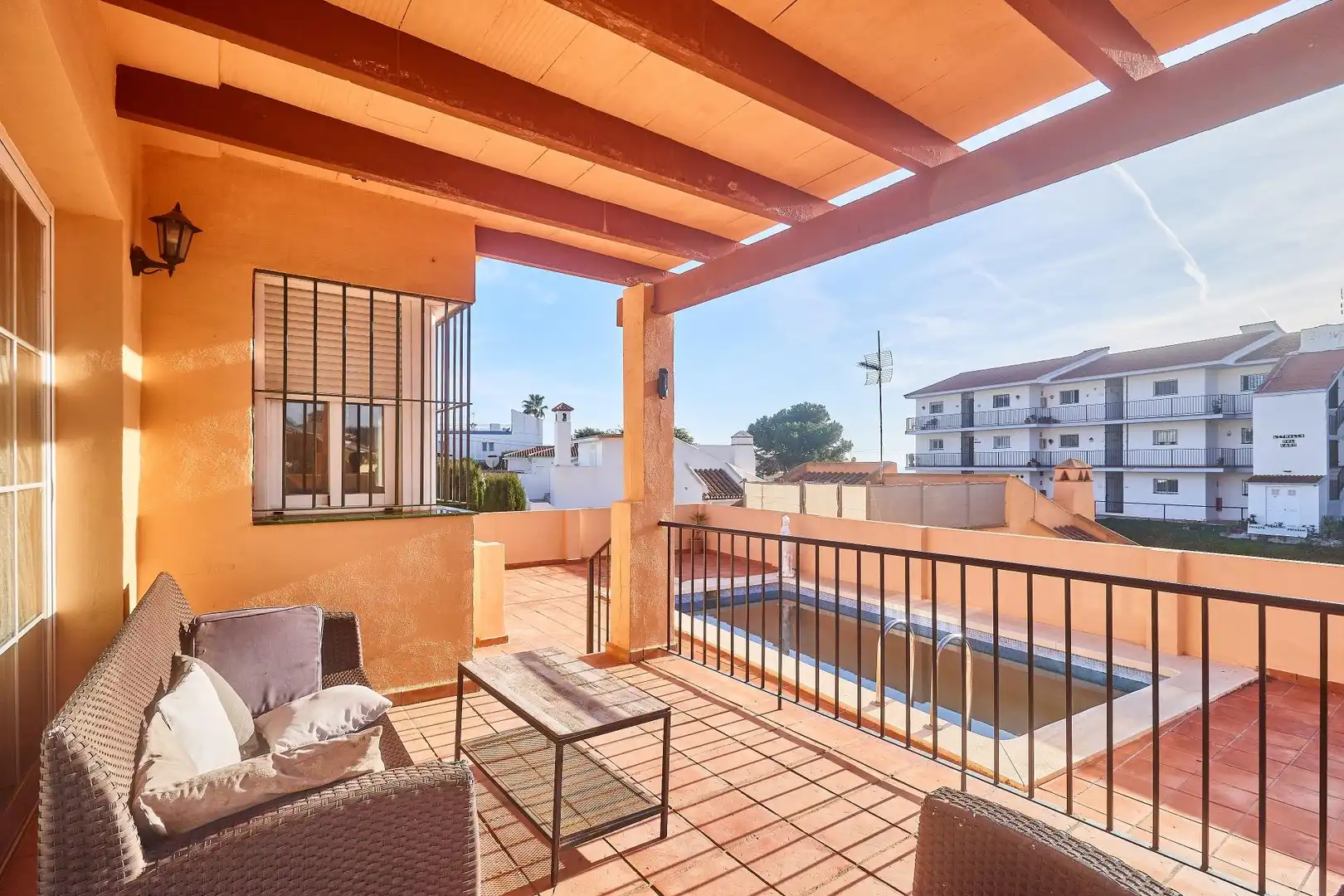 Terrassa de Casa o xalet en venda en Mijas amb Aire condicionat, Jardí privat i Terrassa