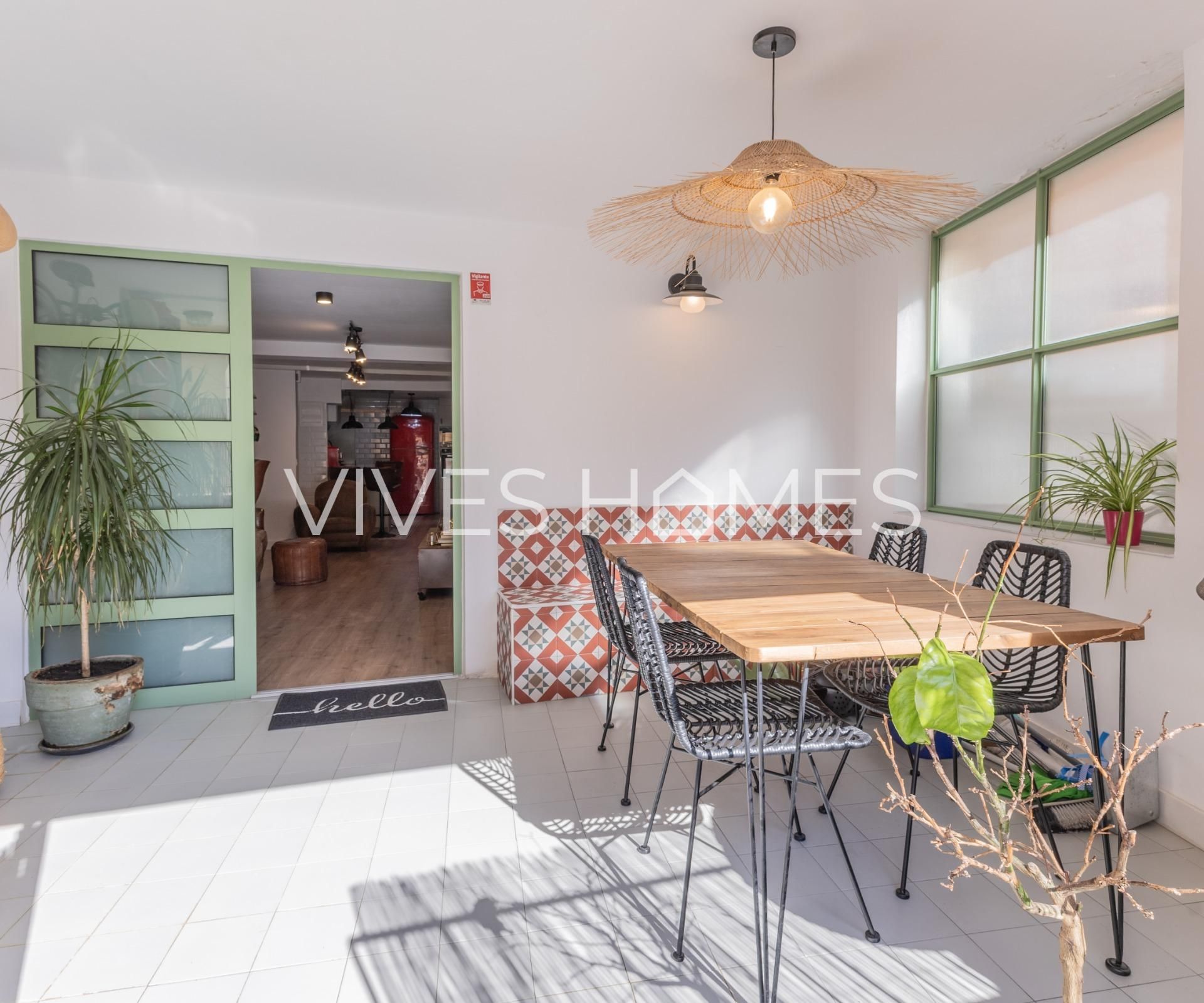 Dining room of Flat to rent in Caldes d'Estrac  with Air Conditioner and Terrace