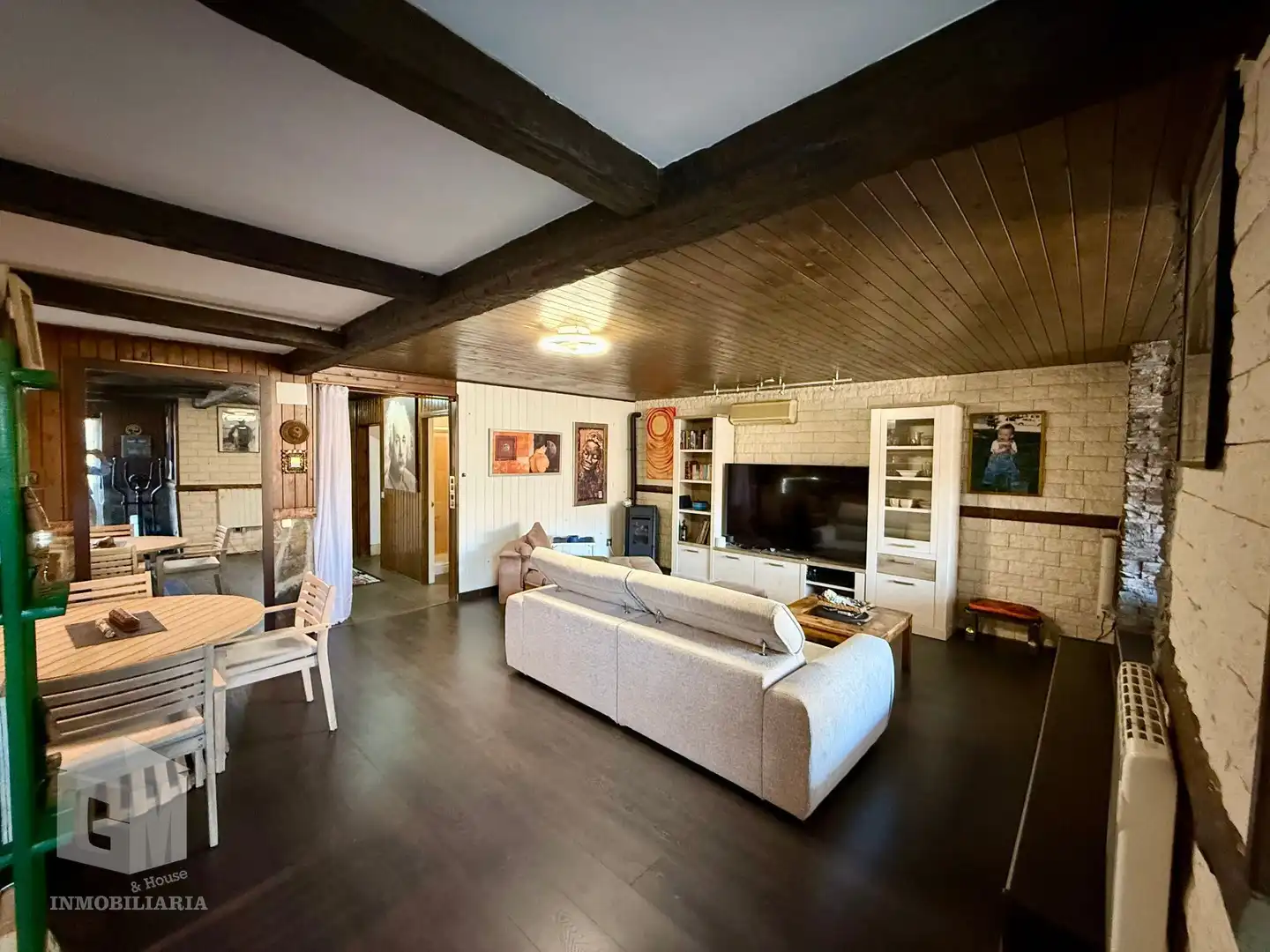 Living room of Detached homes for sale in Arroyomolinos (Madrid)  with Air Conditioner, Heating and Private garden