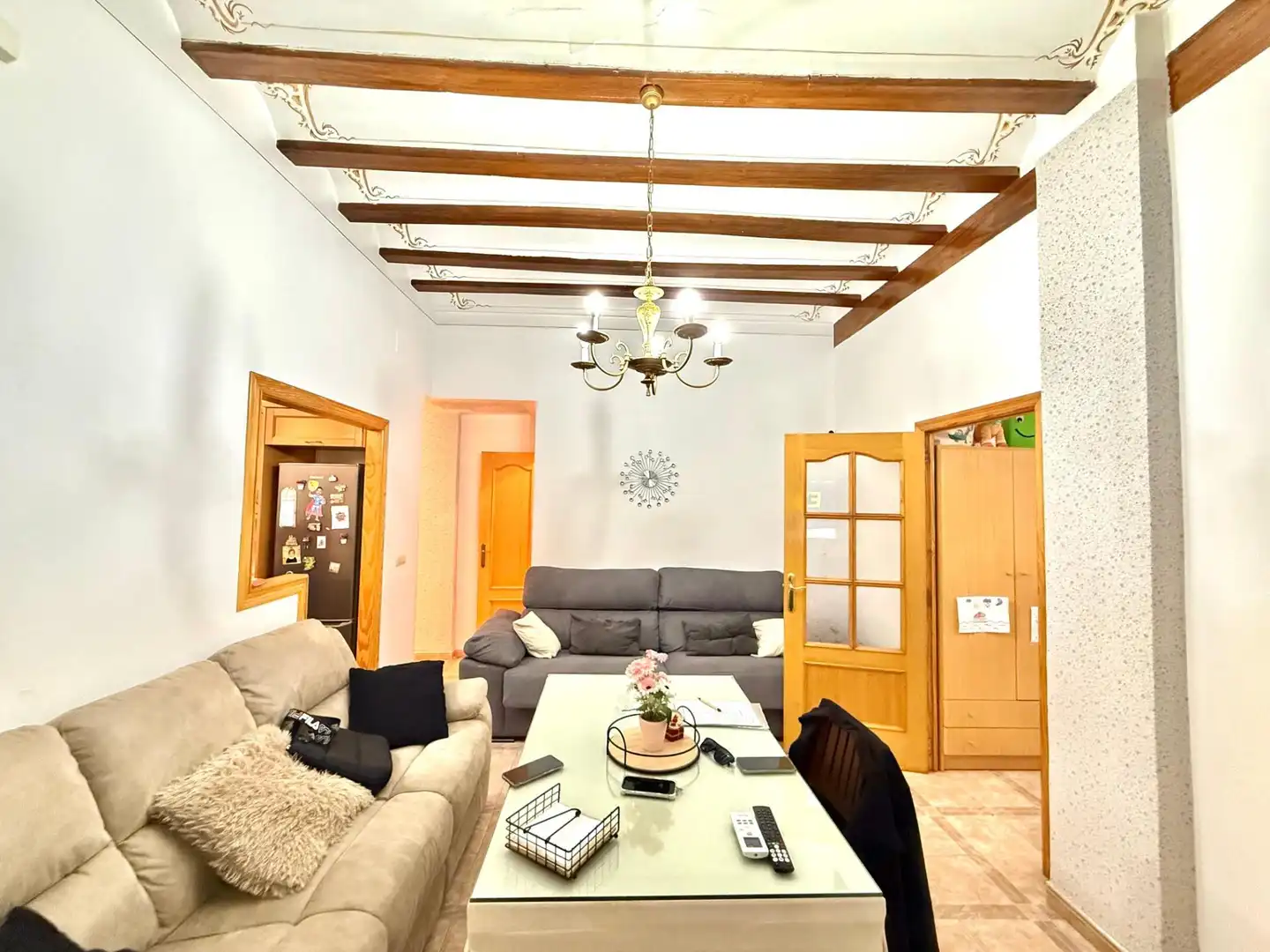Sala d'estar de Casa o xalet en venda en Villanueva de Castellón amb Aire condicionat, Terrassa i Traster