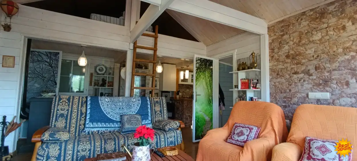 Sala de estar de Finca rústica en venta en María con Terraza
