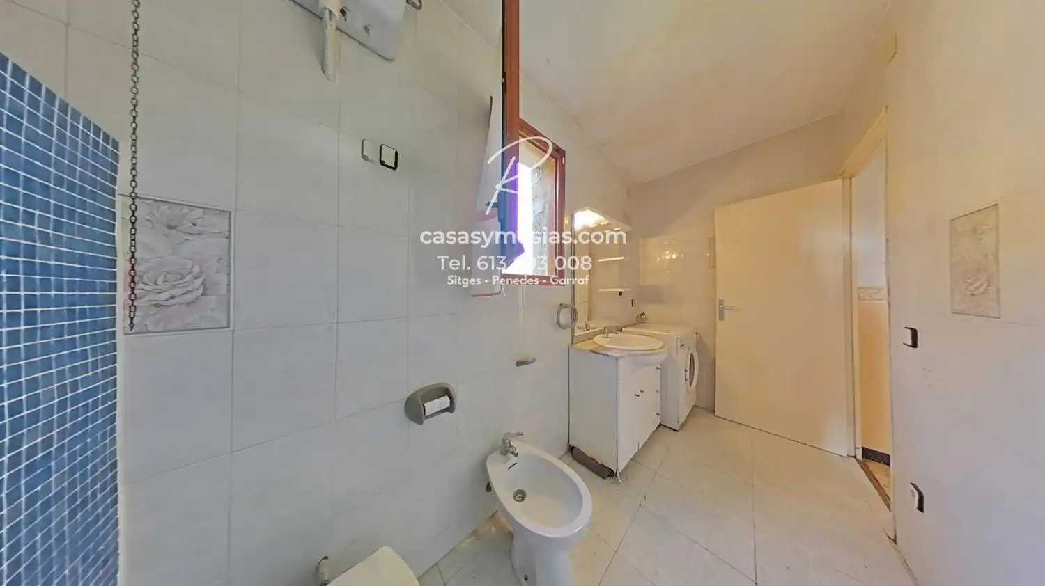 Baño de Finca rústica en venta en Santa Margarida de Montbui con Calefacción, Jardín privado y Terraza