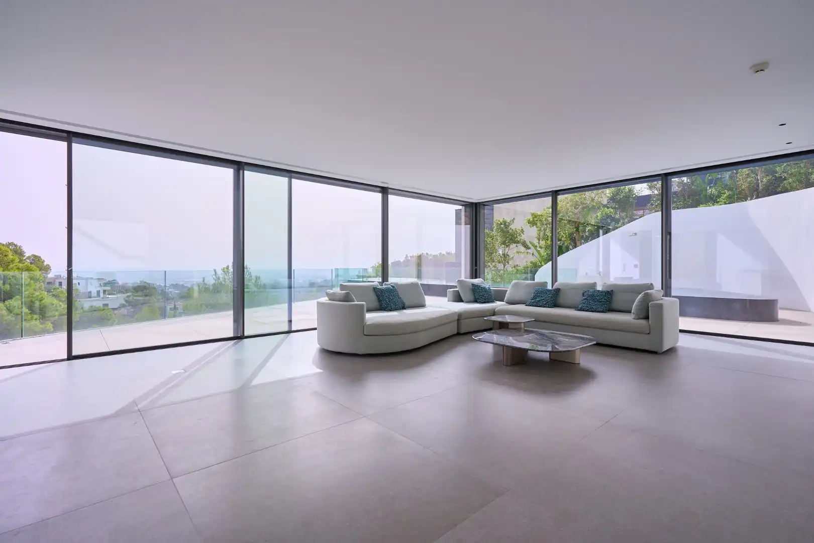 Sala d'estar de Casa o xalet en venda en  Palma de Mallorca amb Aire condicionat, Jardí privat i Terrassa