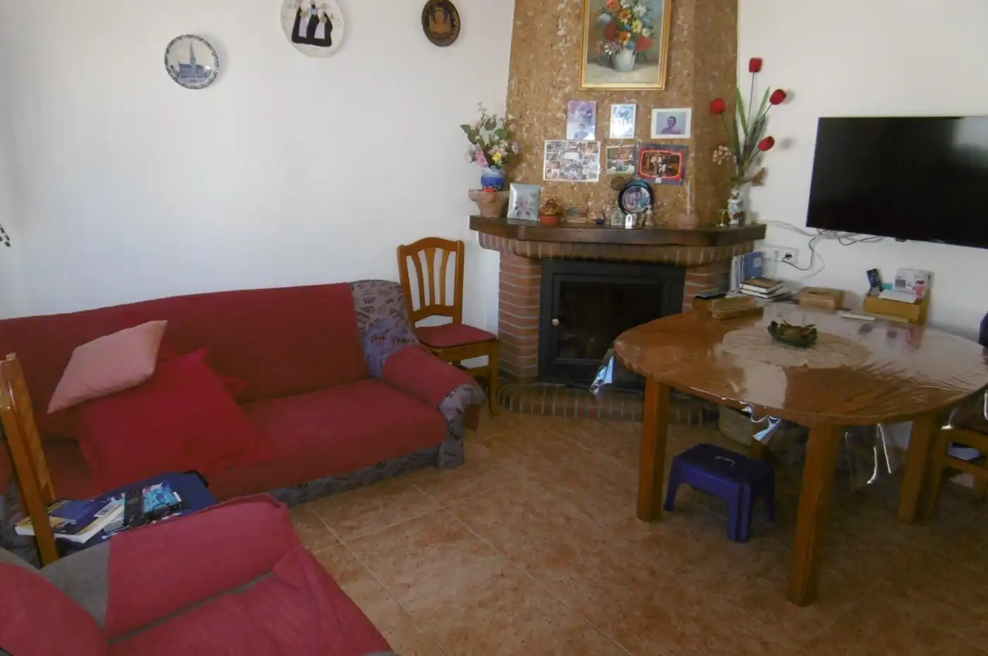 Sala d'estar de Casa o xalet en venda en Tortosa amb Calefacció, Jardí privat i Terrassa