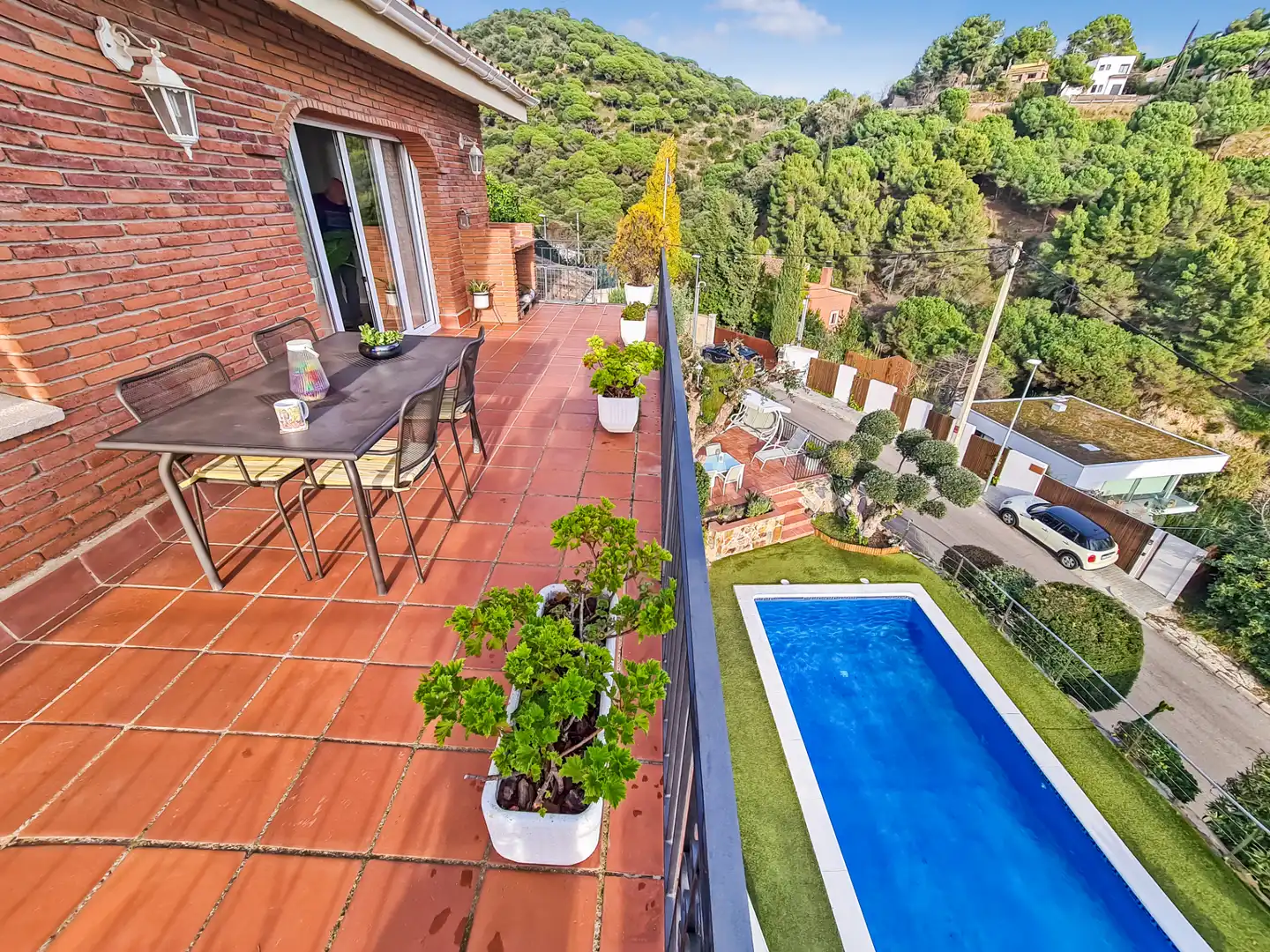 Terraza de Casa o chalet en venta en Alella con Calefacción, Jardín privado y Terraza
