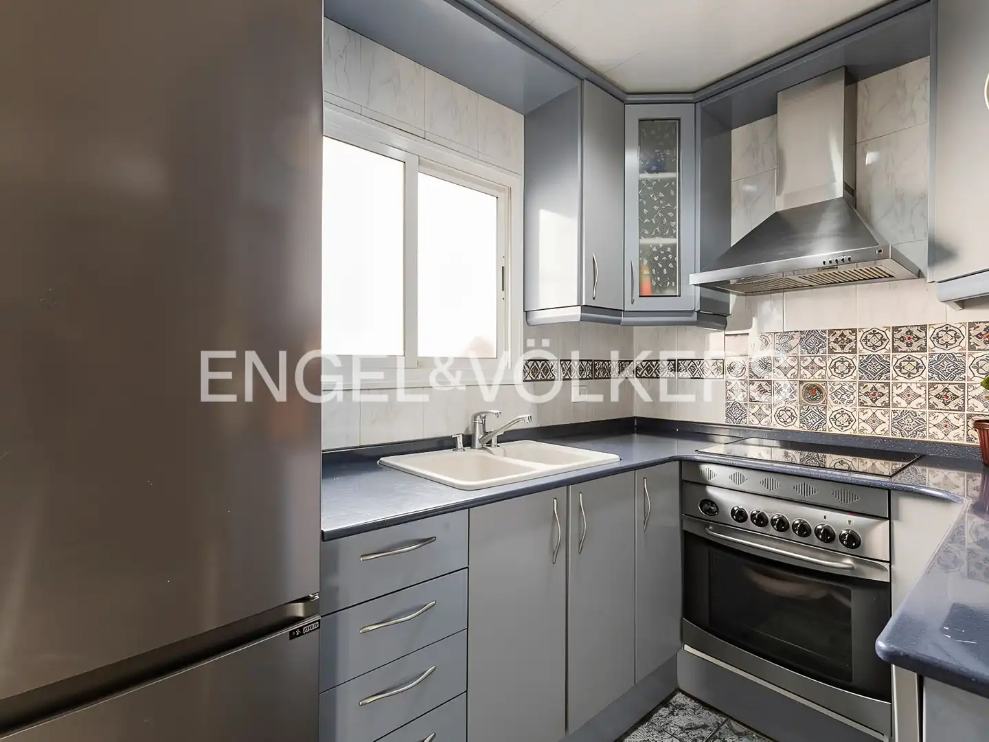 Kitchen of Flat for sale in Sant Joan Despí  with Air Conditioner, Heating and Terrace