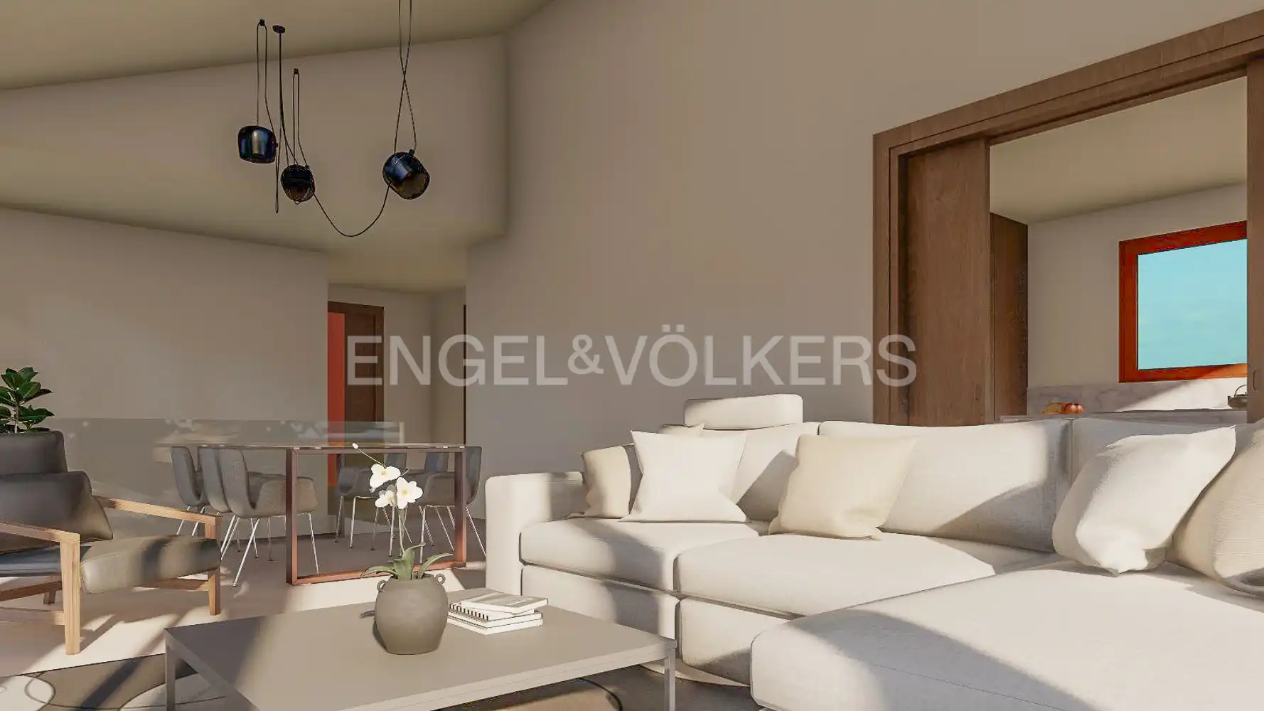 Sala de estar de Casa o chalet en venta en Dénia con Aire acondicionado, Calefacción y Jardín privado