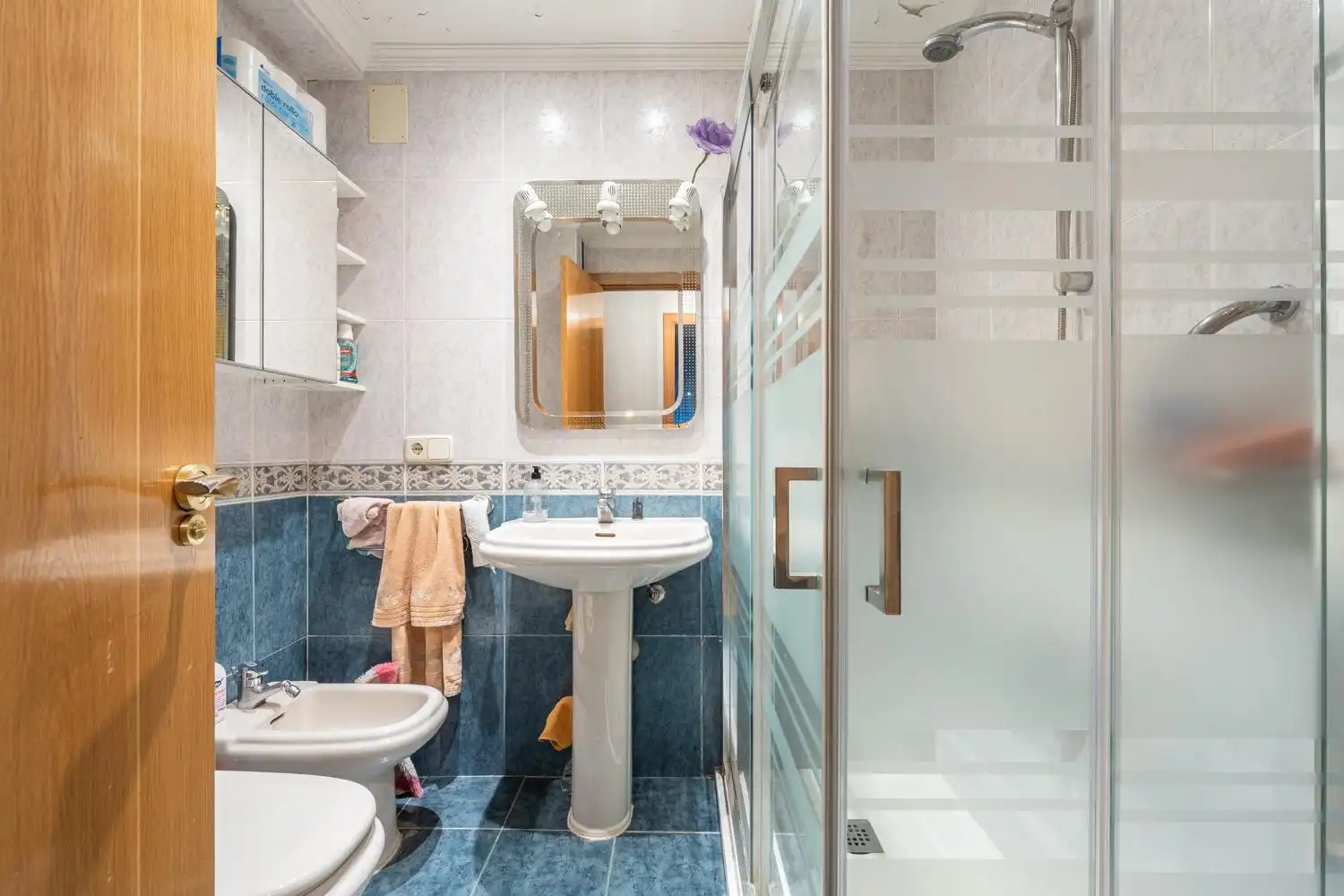 Bathroom of Flat for sale in Madrid  with Air Conditioner, Heating and Private garden