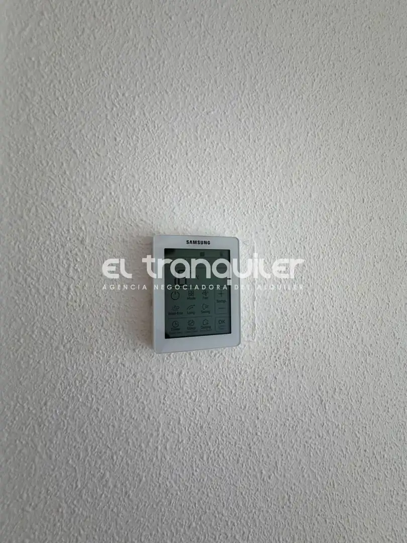 Garden of Flat for rent in Madrid  with Air Conditioner and Washing machine