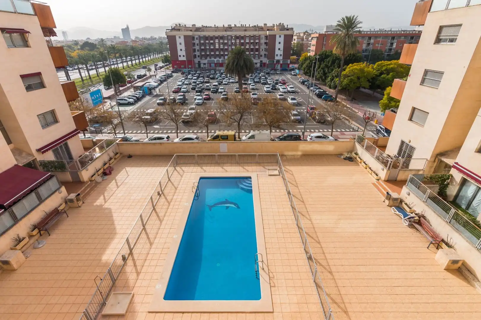 Piscina de Pis de lloguer en Murcia amb Aire condicionat, Calefacció i Parquet