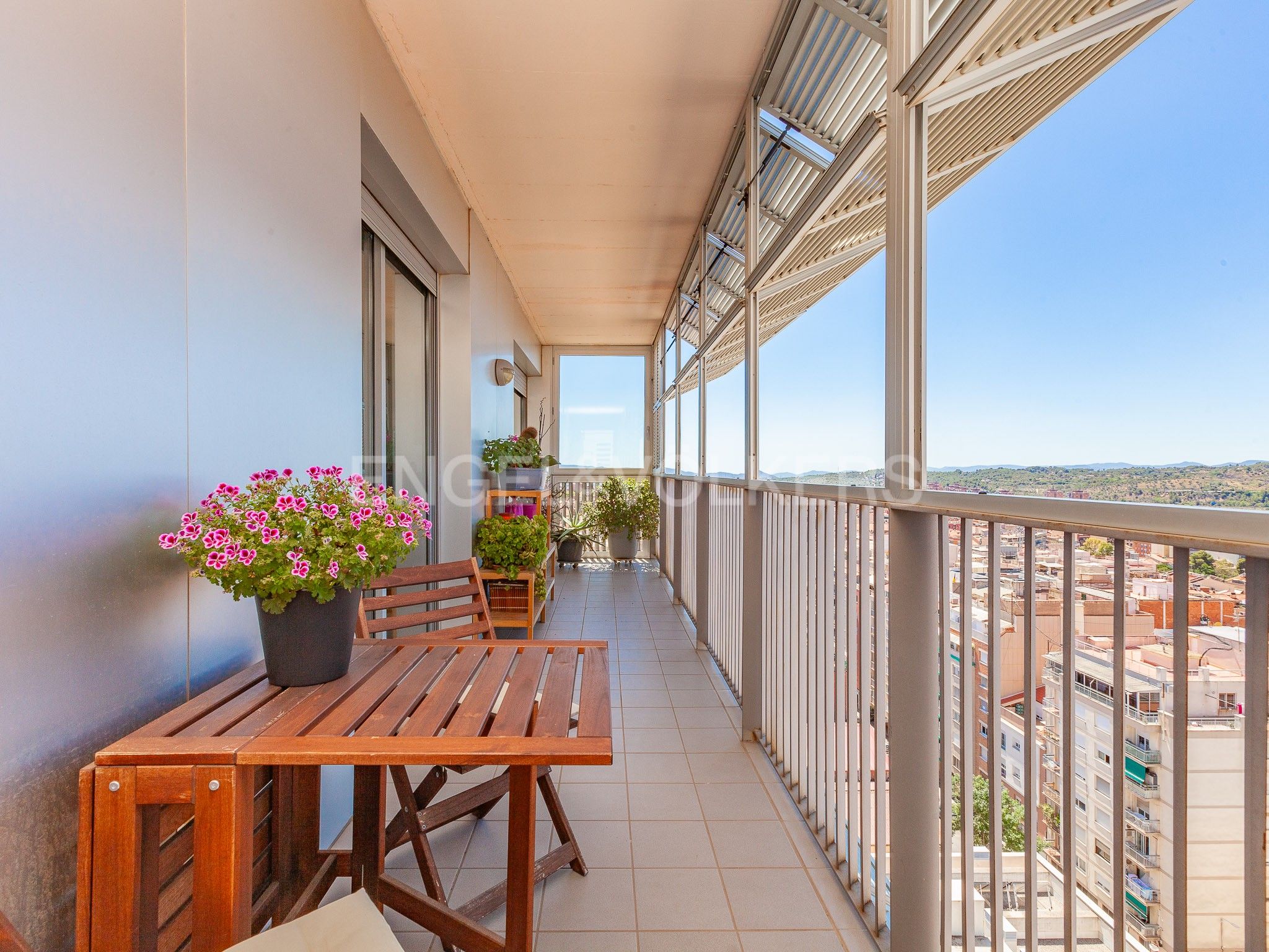 Balcony of Apartment for sale in Terrassa  with Air Conditioner, Heating and Parquet flooring