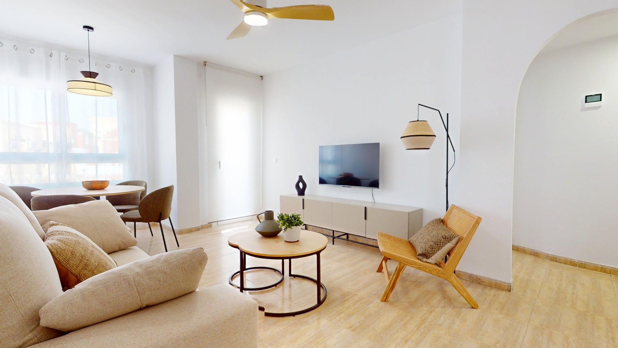 Sala d'estar de Apartament en venda en Águilas amb Aire condicionat, Calefacció i Terrassa