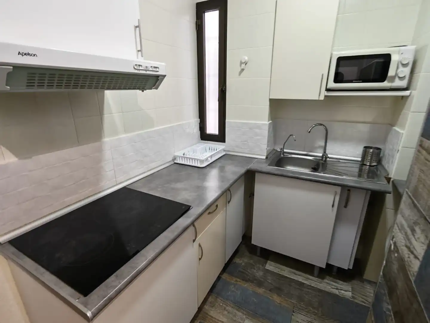 Küche von Wohnung zur Miete in Murcia mit Klimaanlage, Möbliert und Waschmaschine