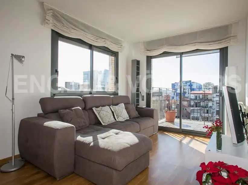 Living room of Flat for rent in Sant Martí