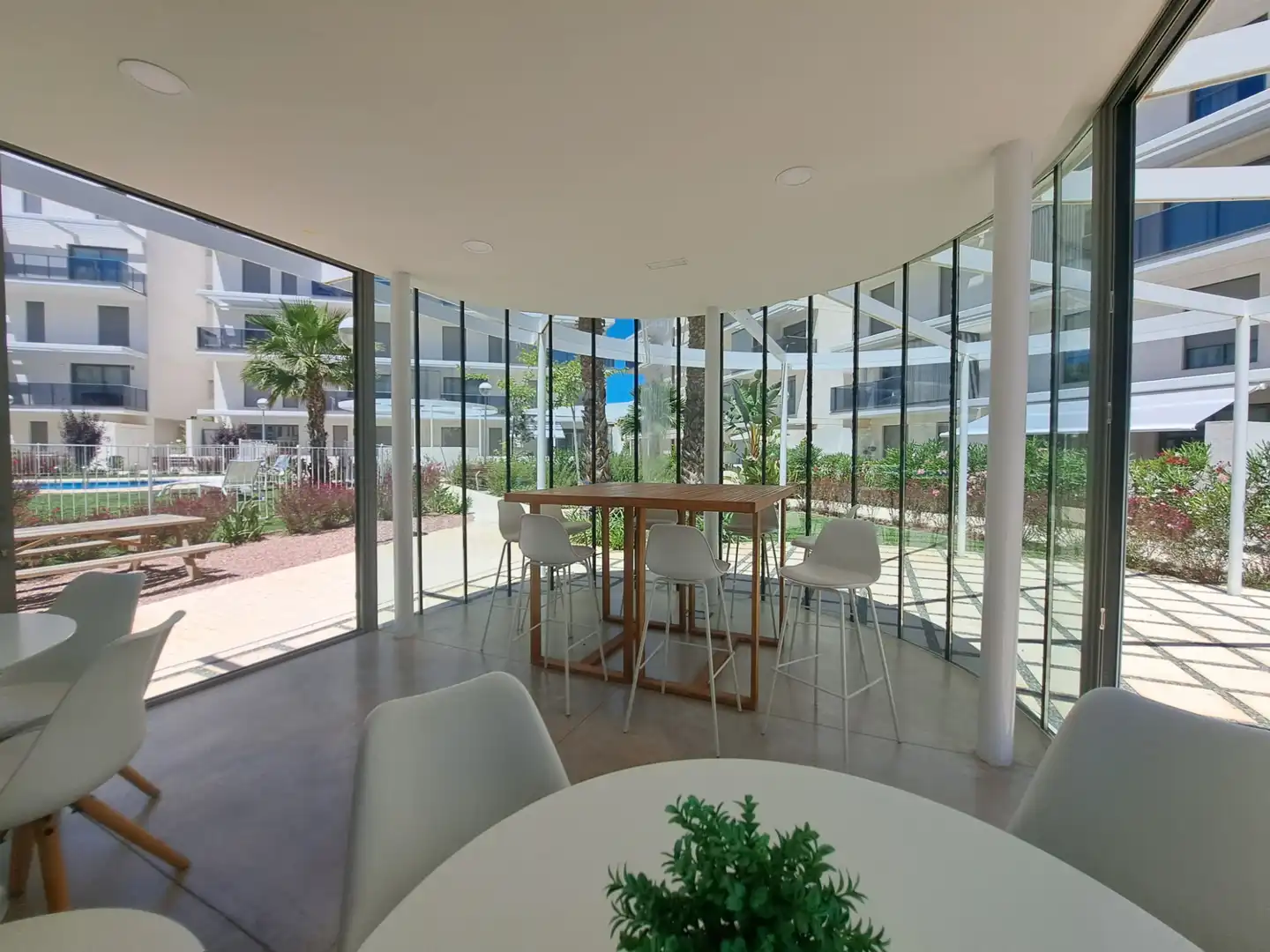 Terraza de Apartamento en venta en Dénia con Aire acondicionado, Calefacción y Jardín privado