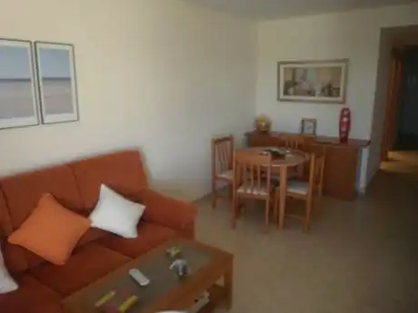 Sala de estar de Ático en venta en Oropesa del Mar / Orpesa con Aire acondicionado, Jardín privado y Parquet