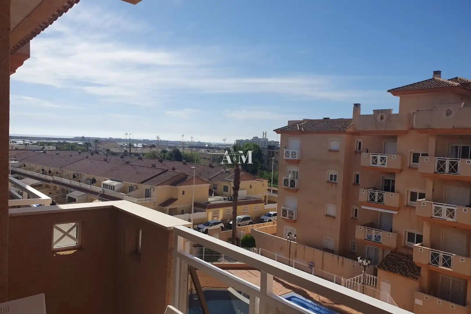 Schlafzimmer von Wohnung zur Miete in San Pedro del Pinatar mit Klimaanlage, Heizung und Terrasse