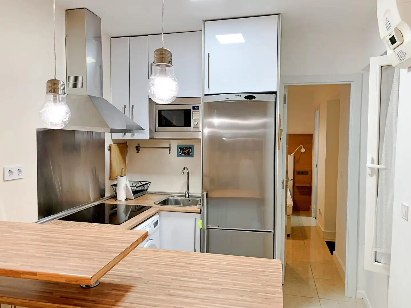 Cocina de Piso en venta en Madrid con Calefacción, Terraza y Amueblado