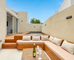 Terrasse von Haus oder Chalet miete in Roses mit Klimaanlage und Schwimmbad