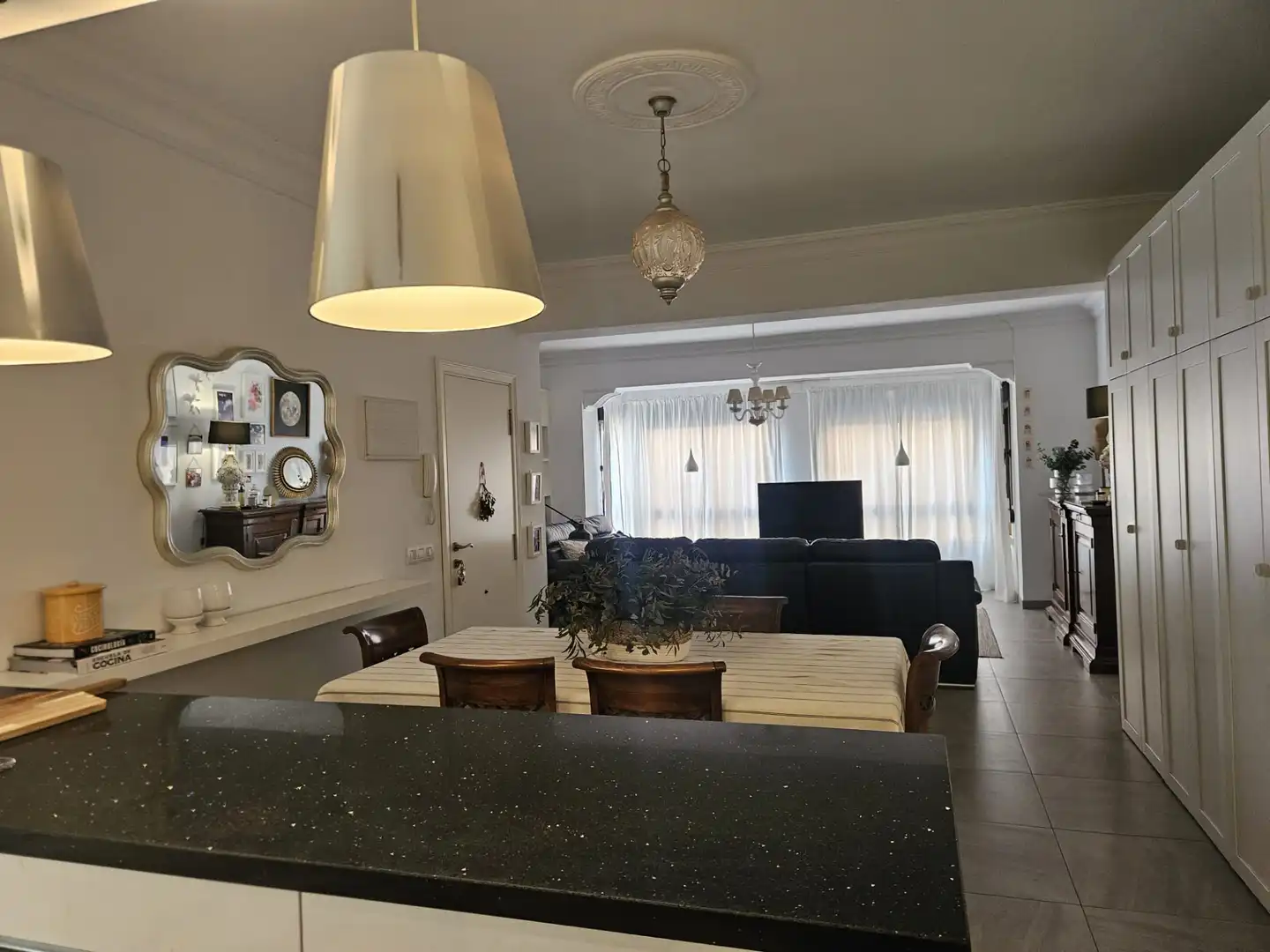 Dining room of Flat for sale in Vila-real  with Air Conditioner, Heating and Furnished