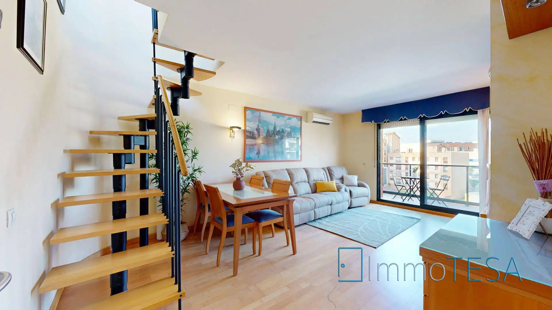 Vista exterior de Àtic en venda en Barberà del Vallès amb Aire condicionat, Calefacció i Parquet