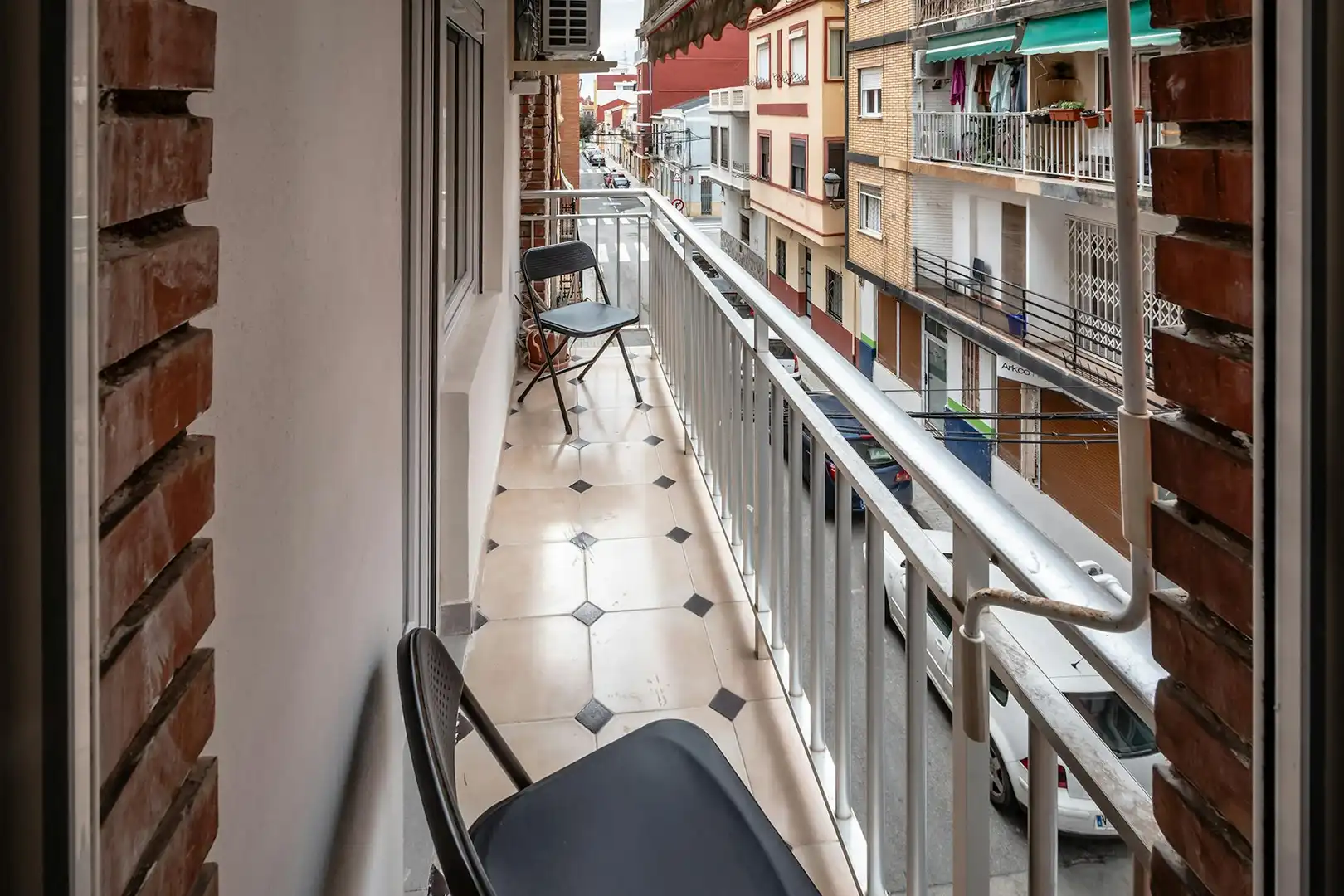 Terraza de Piso para compartir en Valencia con Aire acondicionado, Calefacción y Lavadora